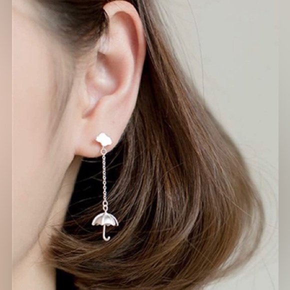 Saving for a Rainy Day Sterling Earrings - Picture 4 of 4